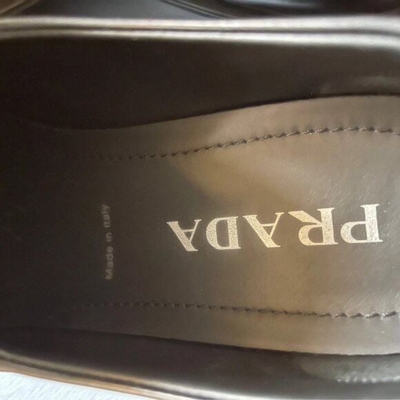 Prada leather Monolith loafers Size 37 - Picture 7 of 13
